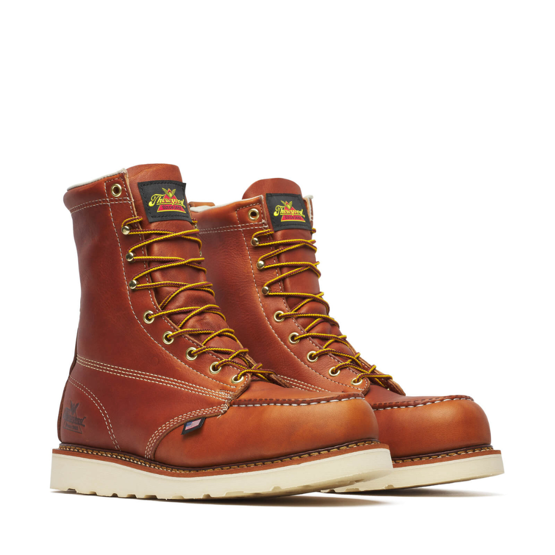 Thorogood 8-inch Moc Toe Safety Toe Wedge from GME Supply